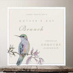 Hummingbird Moederdag Brunch Uitnodiging