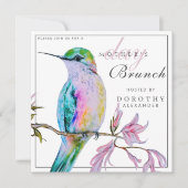  Hummingbird Moederdag Brunch Uitnodiging (Voorkant)