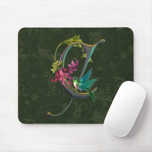 Hummingbird Monogram C Muismat (Met muis)