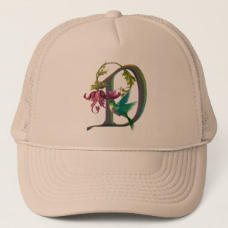 Hummingbird Monogram D Trucker Pet