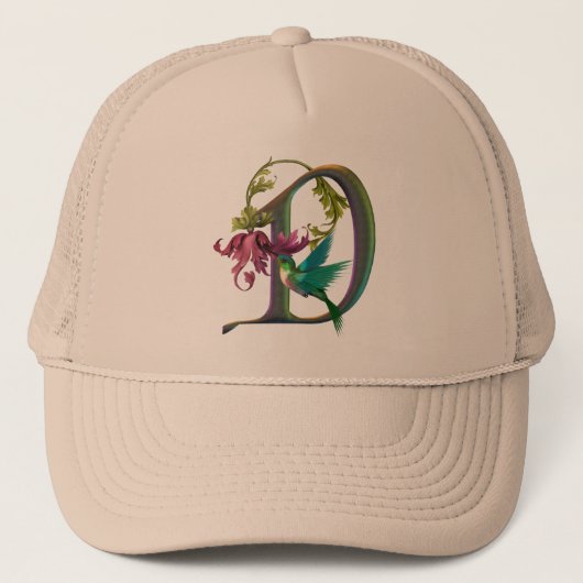 Hummingbird Monogram D Trucker Pet (Voorkant)
