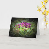 Hummingbird Moth, carte (Fleur jaune)