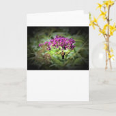 Hummingbird Moth, carte (Fleur jaune)