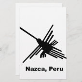 Hummingbird Nazca, Peru Briefpapier (Voorkant / Achterkant)