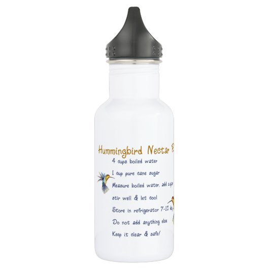 Hummingbird Nectar Bottle Waterfles (Links)