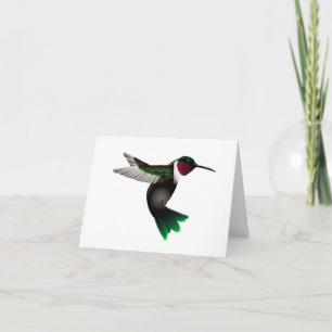 Hummingbird note card kaart