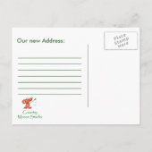Hummingbird Nouvelle adresse, Nouvelle carte posta (Dos)