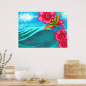 Hummingbird Ocean Poster (Keuken)