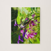 Hummingbird on Hummingbird Mint Legpuzzel (Verticaal)