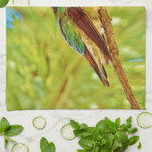 Hummingbird op evergreen theedoek (Gevouwen)