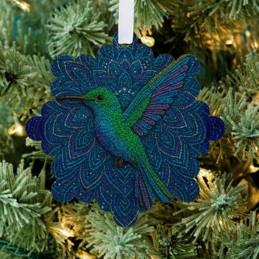 Hummingbird Ornament (Insitu (Drie))
