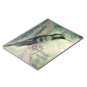 Hummingbird Pastel Fine Art Gratitude Journal Notitieboek (Linkerzijde)