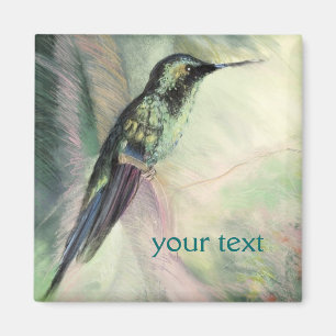 Hummingbird Pastel Fine Art Magneet