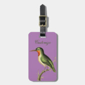 Hummingbird Perched Thunder_Cove Bagagelabel (Voorkant verticaal)