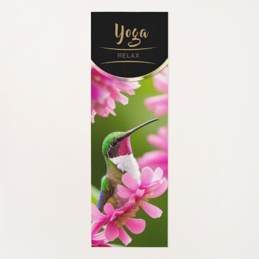 Hummingbird Petals - Yoga Mat (Voorkant)