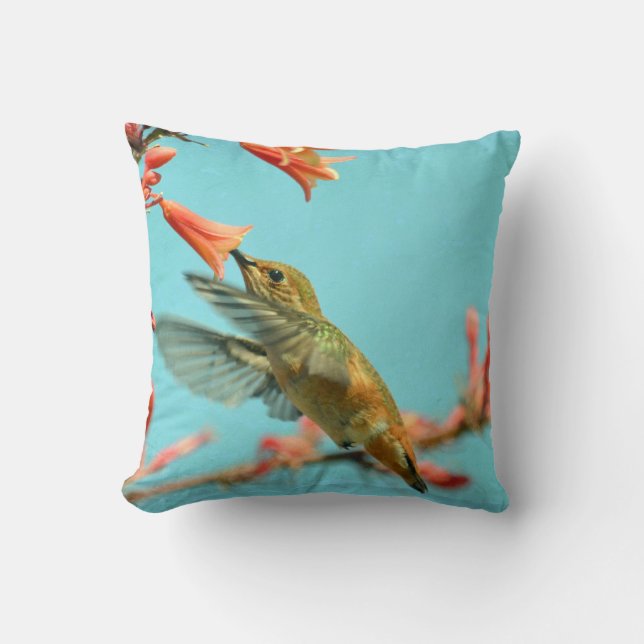 Hummingbird Pillow Kussen (Voorkant)