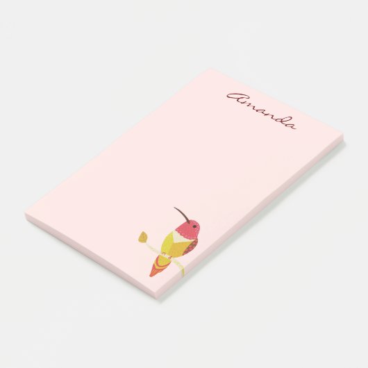 Hummingbird Post-It Notes (Schuin)