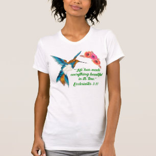 Hummingbird Quotes T-shirt