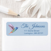 Hummingbird Return Address Labels Custom (Insitu)