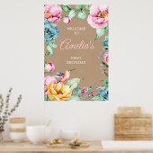 Hummingbird Rose Girls 1ère Affiche de bienvenue d (Cuisine)