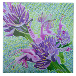 Hummingbird Sage Ceramic Tile Tegeltje