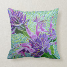 Hummingbird Sage Pillow