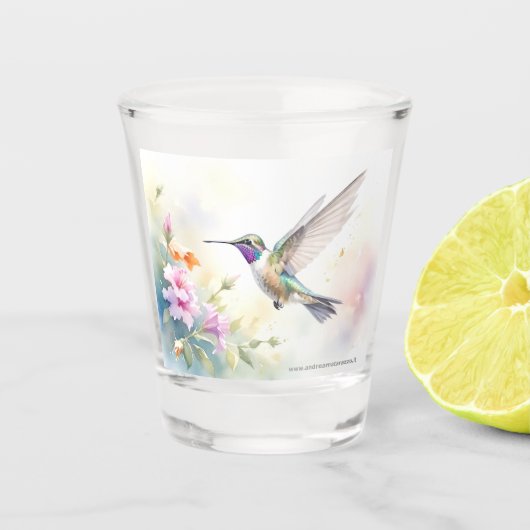 Hummingbird Shot Glas (Voorkant)