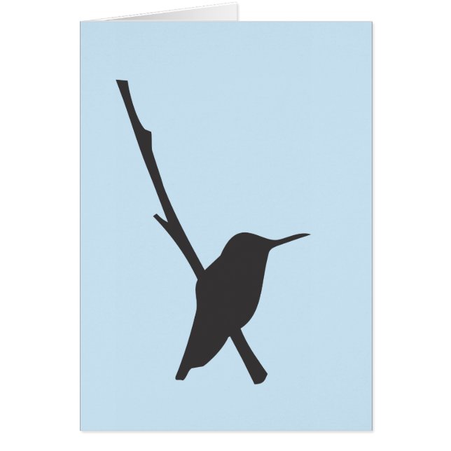Hummingbird Silhouette (Voorkant)