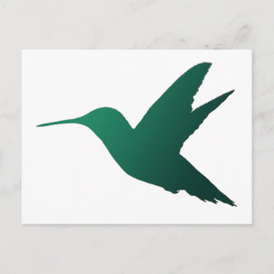 Hummingbird Silhouette Briefkaart