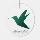 Hummingbird Silhouette Ornament (Links)