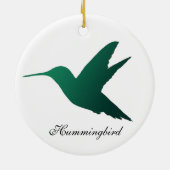 Hummingbird Silhouette Ornament (Achterkant)