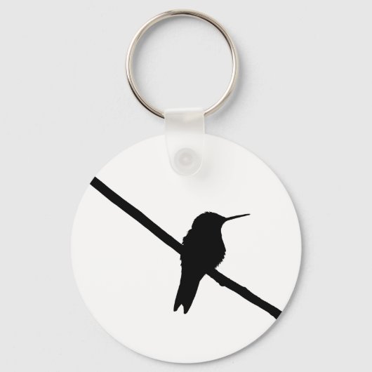 Hummingbird Silhouette Sleutelhanger (Voorkant)
