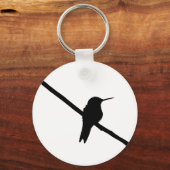 Hummingbird Silhouette Sleutelhanger (Voorkant)