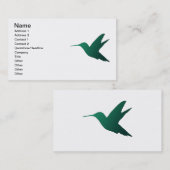 Hummingbird Silhouette Visitekaartje (Voorkant / Achterkant)