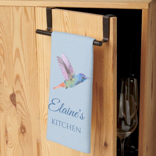 Hummingbird Specialized Blue Kitchen Towel Theedoek (Derde Gevouwen)