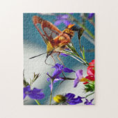 Hummingbird Sphinx Moth Butterfly. Legpuzzel (Verticaal)