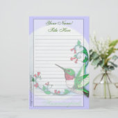 Hummingbird Stationery Briefpapier (Staand voorkant)