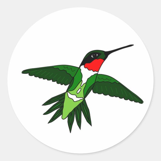 Hummingbird Sticker (Voorkant)