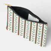 Hummingbird Stripe Zipper Pouch Etui (Open)