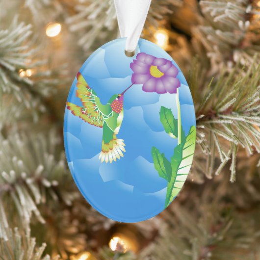 Hummingbird: Stylized Ornament (Boom)