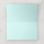 Hummingbird Summer Weddenschap Place Card (Binnenkant ongevouwen)