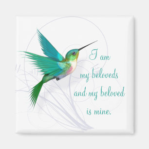 Hummingbird Swirl Magnet ~ My Beloved Magneet