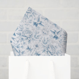 Hummingbird Toile Tissue Paper Tissuepapier