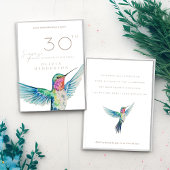 Hummingbird TOUTE Surprise Invitation Anniversaire
