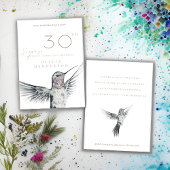 Hummingbird TOUTE Surprise Invitation Anniversaire