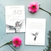 Hummingbird TOUTE Surprise Invitation Anniversaire