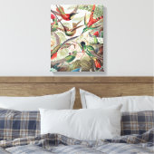 Hummingbird, Trochilidae Kolibris, door Ernst Haec Canvas Afdruk (Insitu (Slaapkamer))