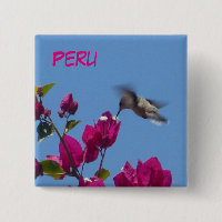 Hummingbird uit Peru-Button