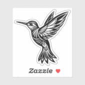 Hummingbird vinyl sticker (Vel)
