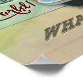 Hummingbird Wat een geweldige opwarming van de aar Poster (Hoek)